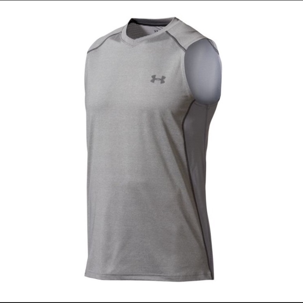 Under Armour Grey Sleeveless Compression Shirt