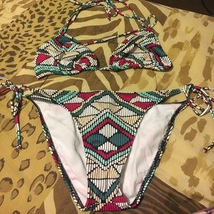 Mint Swim tribal print bikini
