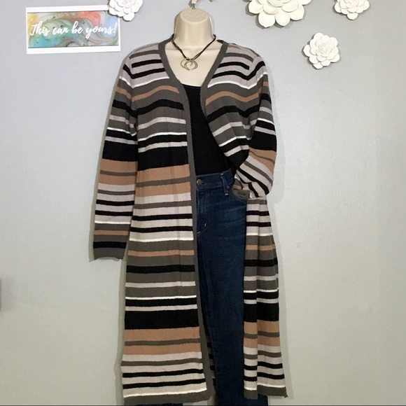 No comment Sweaters - 🍁Open Front long duster cardigan by "no comment"