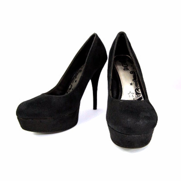 Brash Black Suede Pump 8.5 - Picture 4 of 5