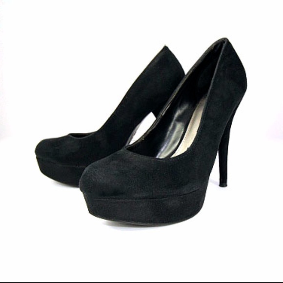 Brash Black Suede Pump 8.5 - Picture 3 of 5
