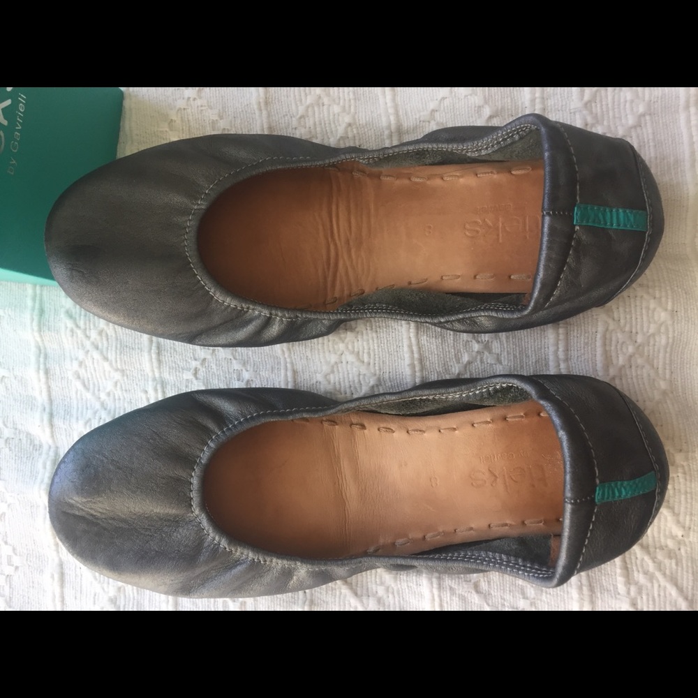 Metallic Pewter Tieks
