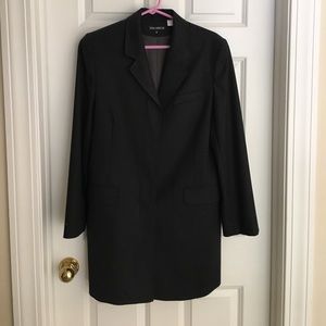 French Connection Gray wool long blazer