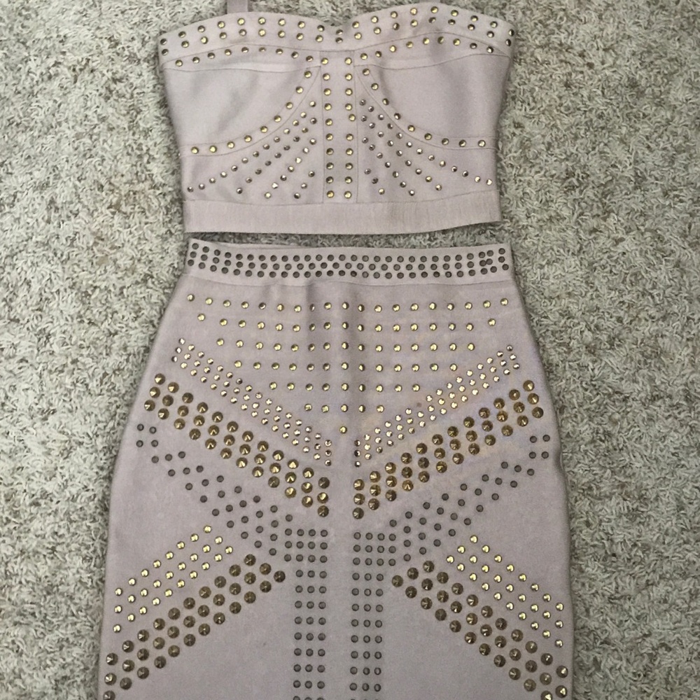 Two Piece Studded Bandage Set ✨💎
