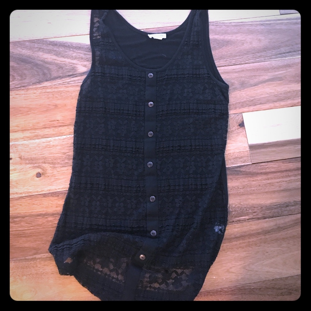 Lace front tank top!