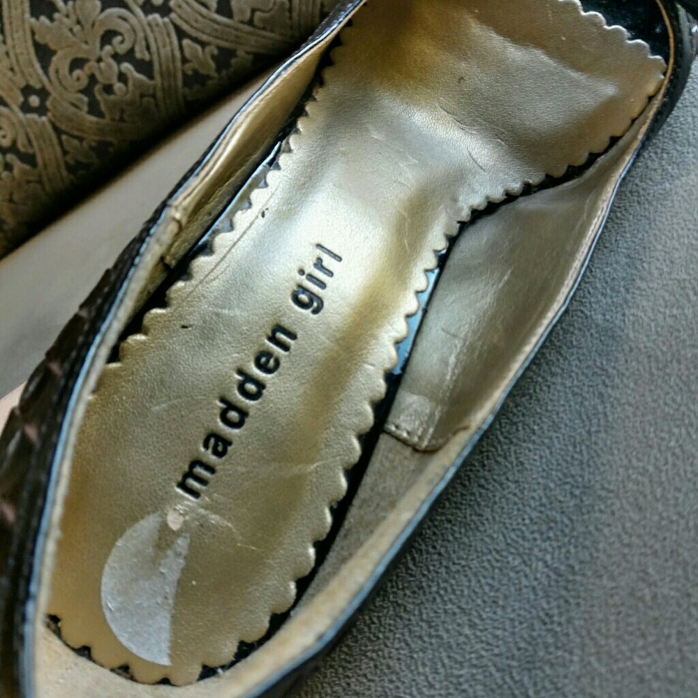 NWOT Madden Girl Peep Toe Pumps - Picture 7 of 8