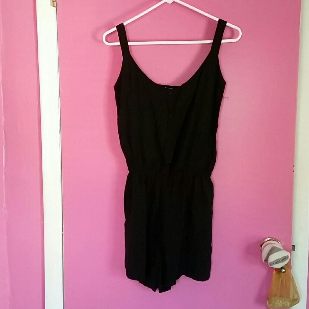 Melville black romper