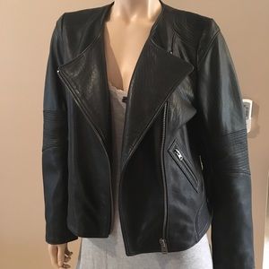 NWT! Never Worn Lucky Brand Leather Moto Jacket