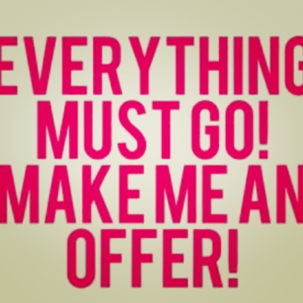 Prices are negotiable!  Bundle and save!