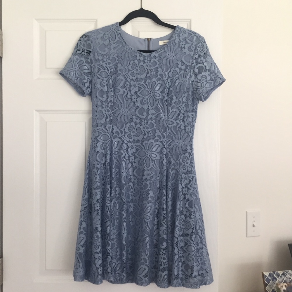 Light blue lace dress