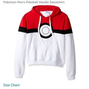 Pokemon ball sweatshirt men's XL NWOT