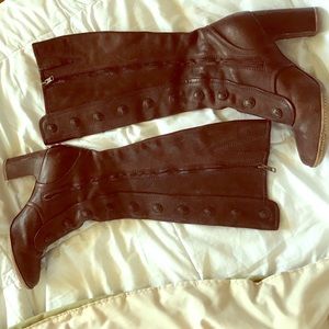 Authentic FRYE brown leather boots