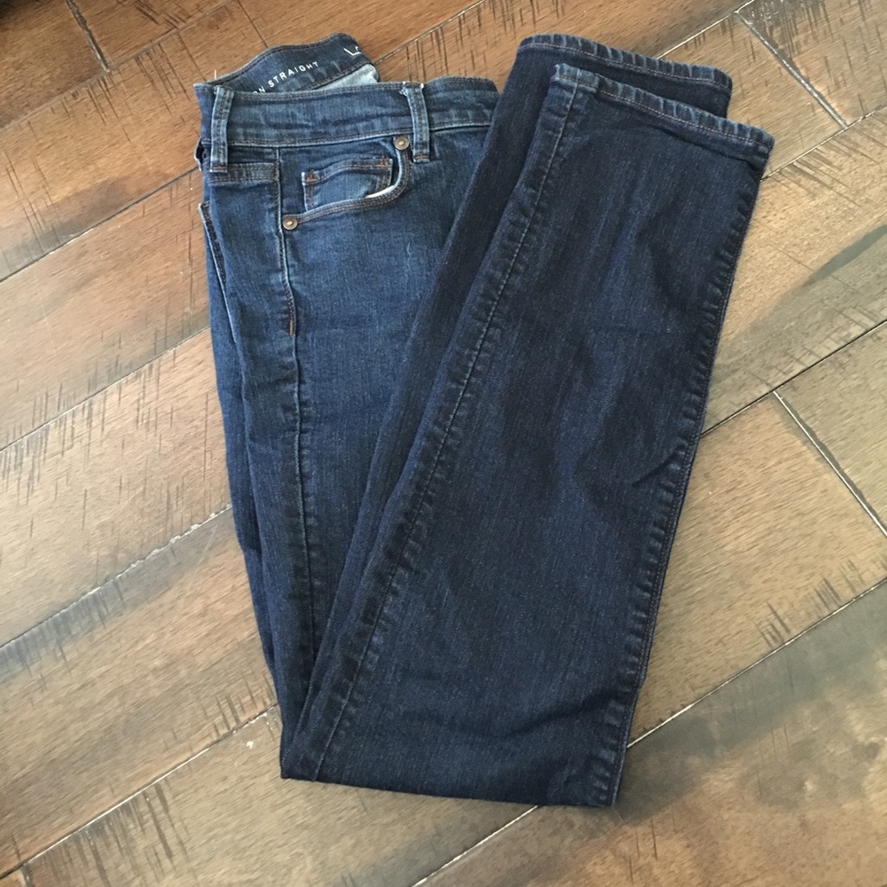 Straight leg jeans