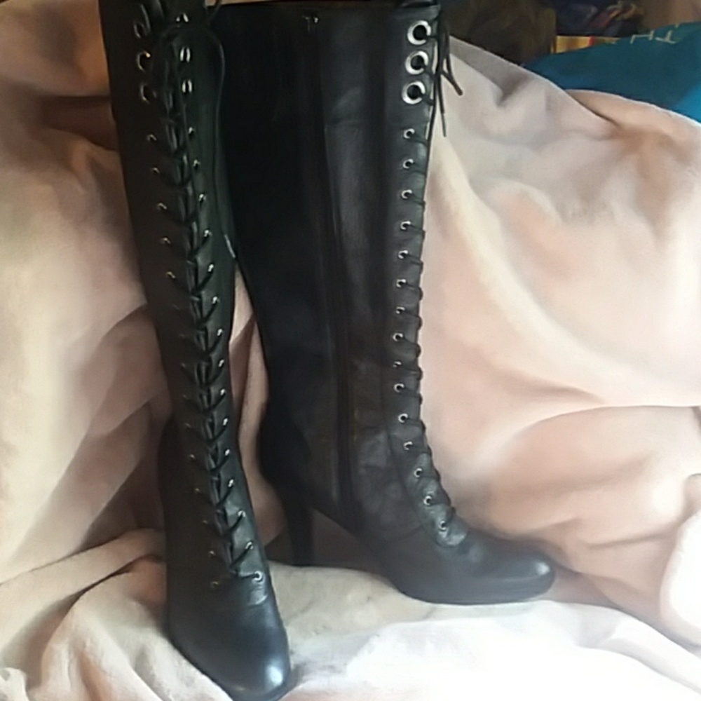 Nine West Nwt Black high boots
