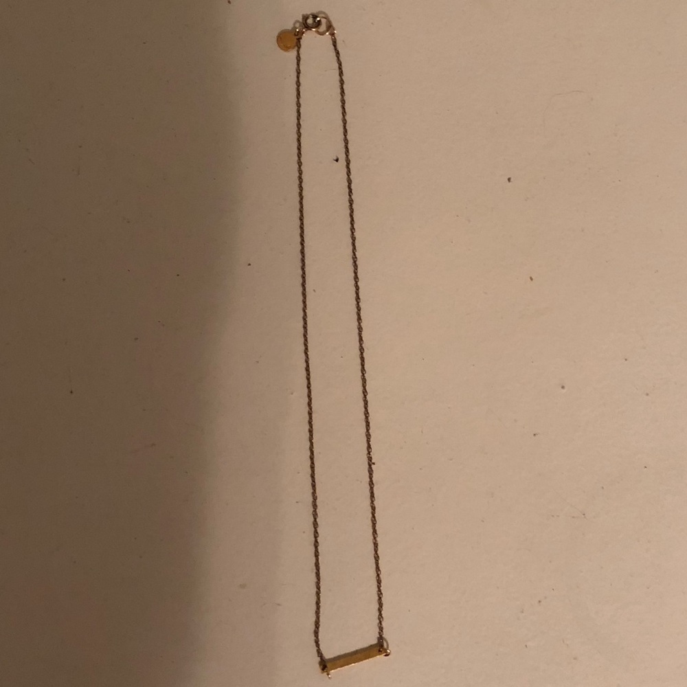 Gorjana Gold Mini Bar Necklace