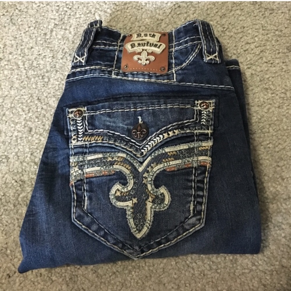 Rock Revival Relaxed Straight Jeans