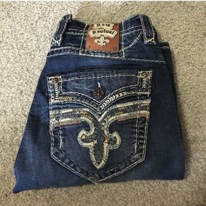 Rock Revival Relaxed Straight Jeans