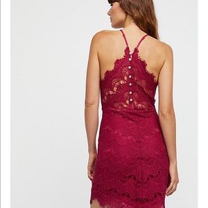 Free People BoHo lacy slip dress!