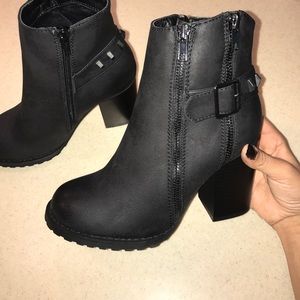 Black Ankle Booties