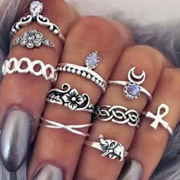 Jewelry - Boho rings Gypsy jewelry