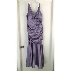 Lavender bridesmaid dress