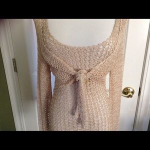 Bette Sung Chrocheted Sweater, Lovely Creamy Beige