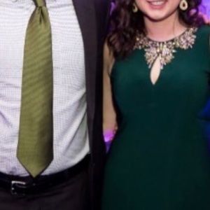 Vince Camuto Emerald Green Long Dress