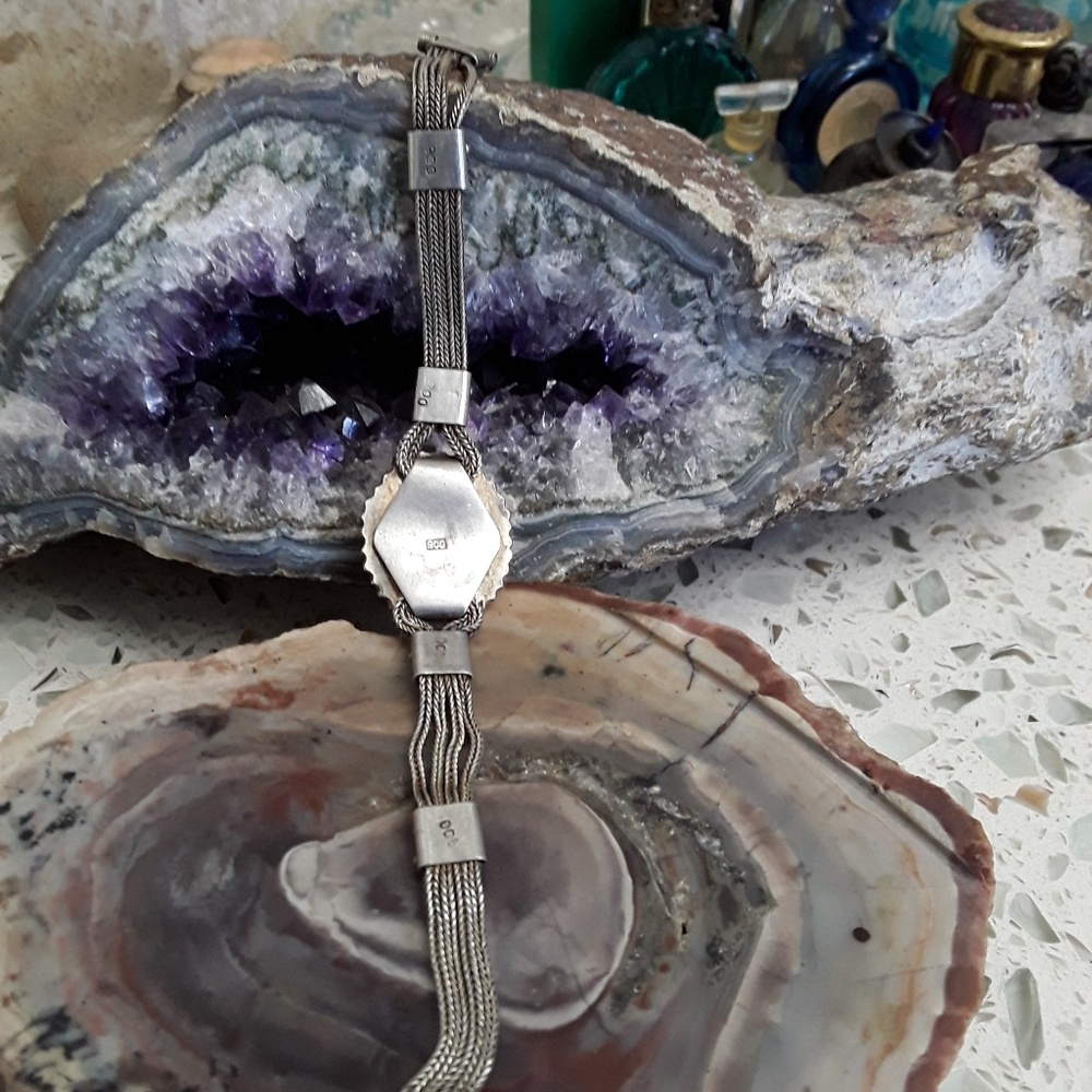 🚫SOLD🚫Vintage 900 Silver Bracelet - Picture 3 of 4