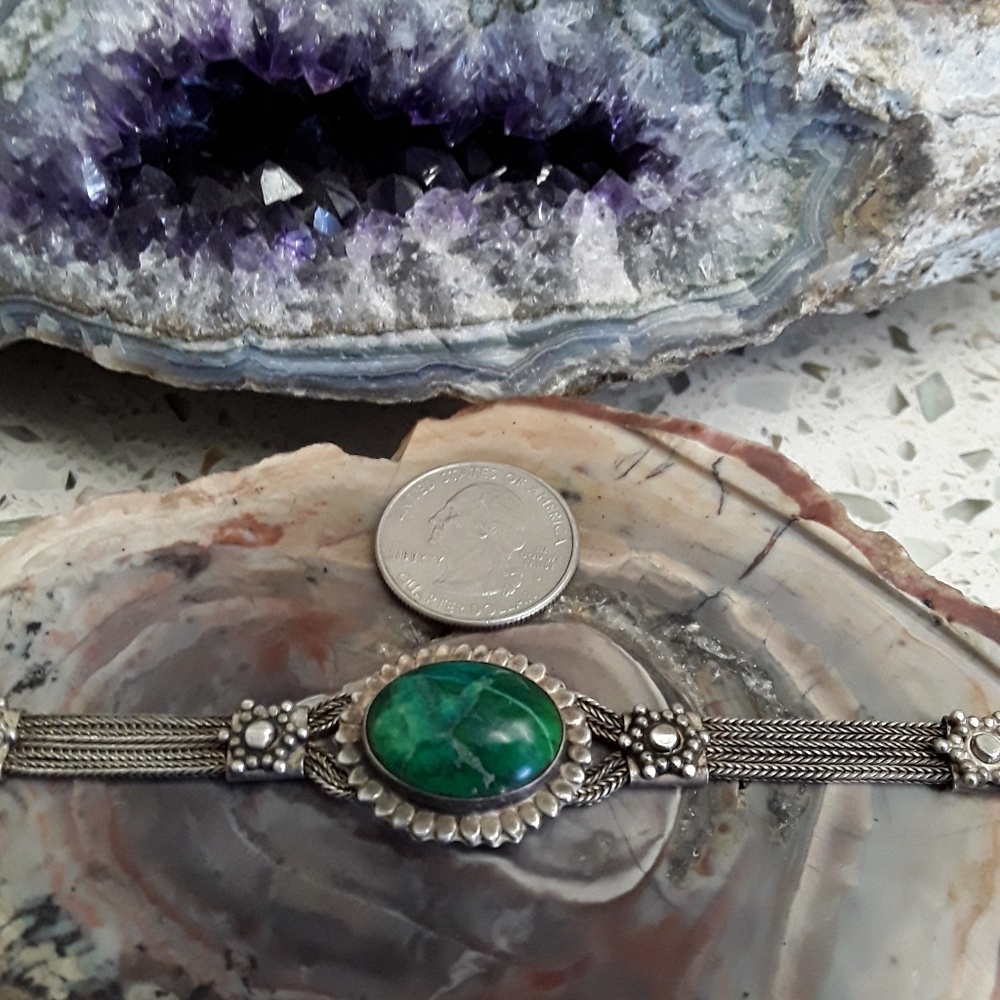 🚫SOLD🚫Vintage 900 Silver Bracelet - Picture 4 of 4