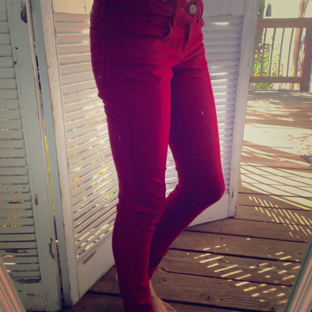 American Eagle Red Pants
