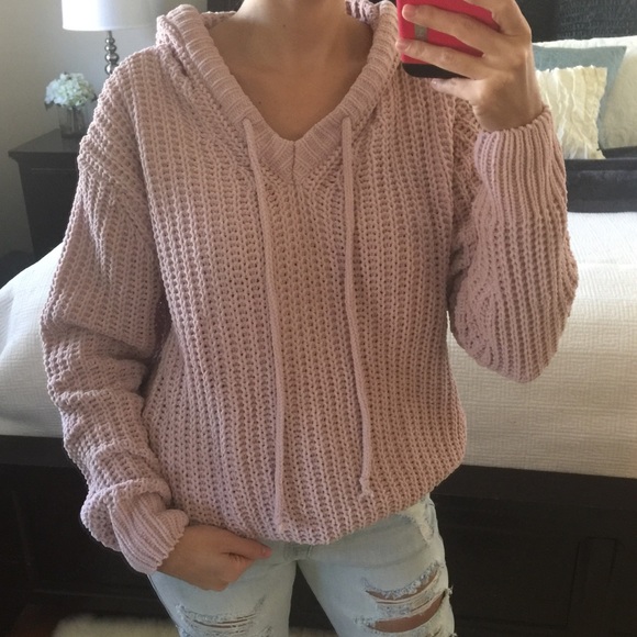 🔴FINAL PRICE ✨LAST 1✨ Off White Chenille Hoody - Picture 8 of 8