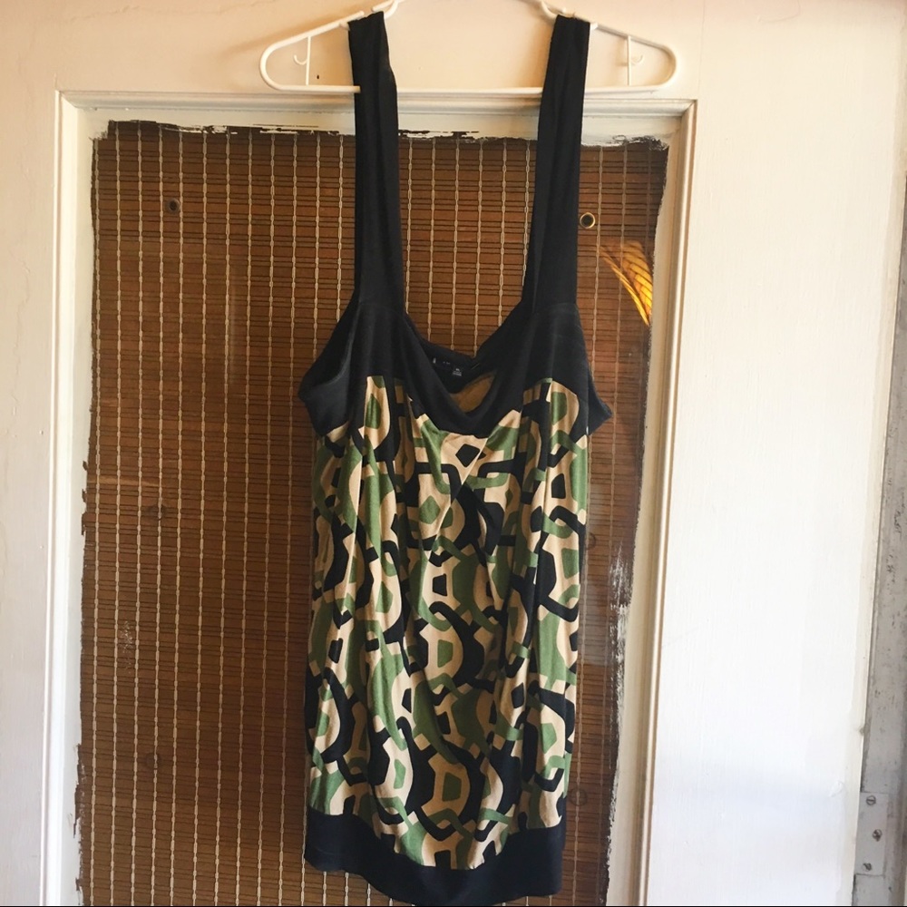 Anne Klein tank with banded bottom