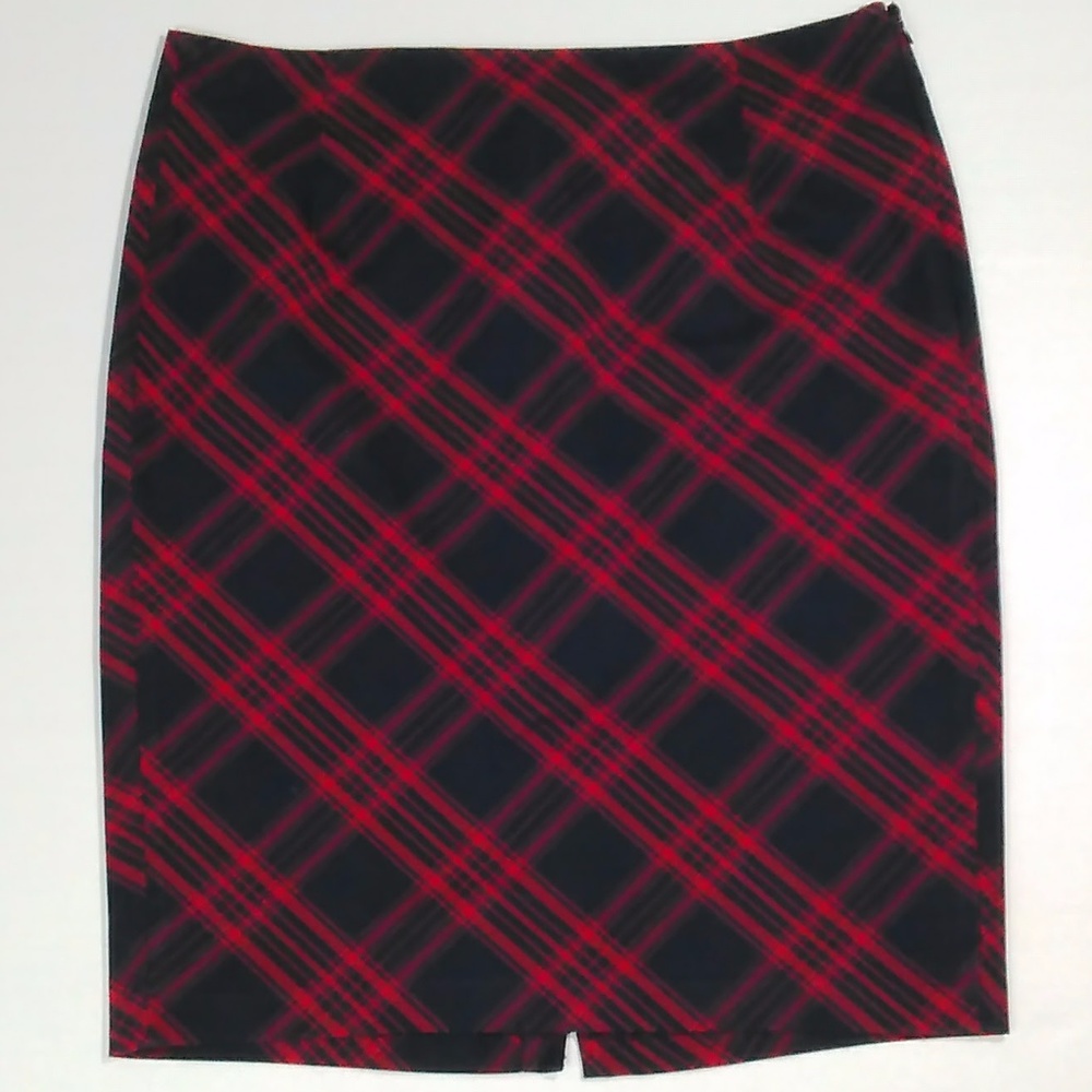 Old Navy Plaid Pencil Skirt sz 16