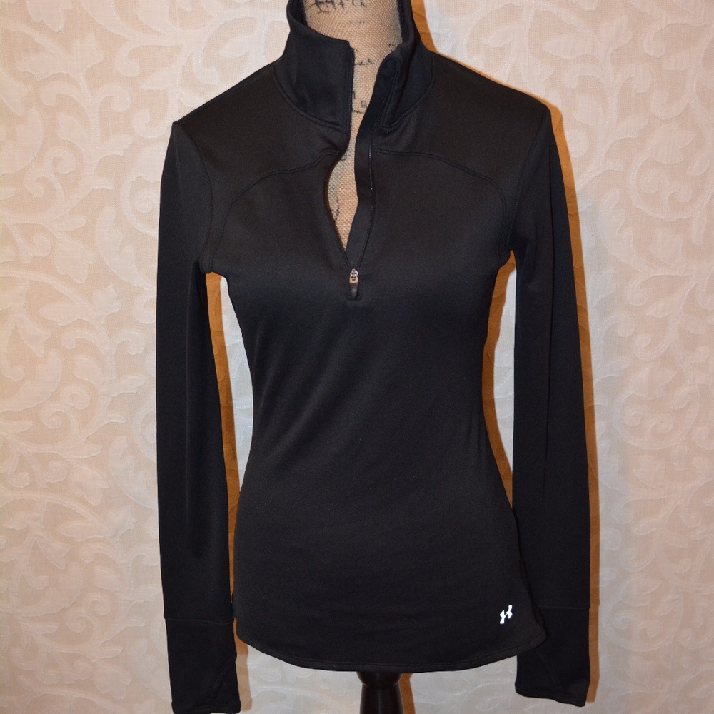 Under Armour Cold Gear fitted half zip shirt