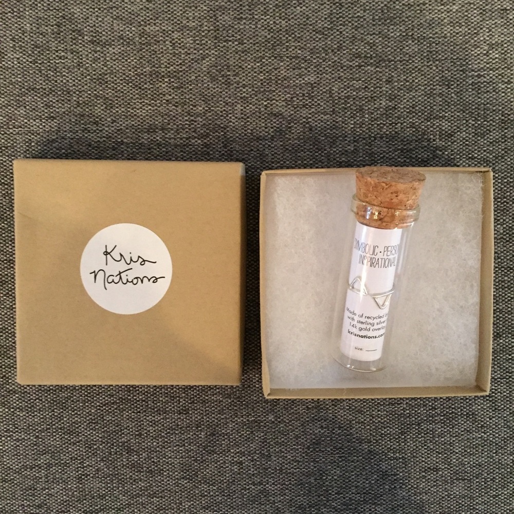 Kris Nations Sterling Silver Ring