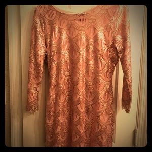 Gianni Bini Pink Sequined Dress
