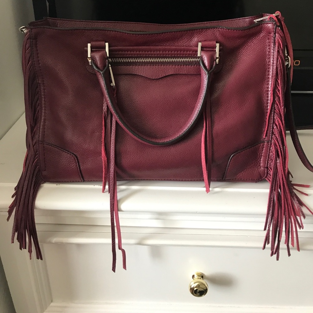 Rebecca Minkoff Regan Fringe Satchel Tote