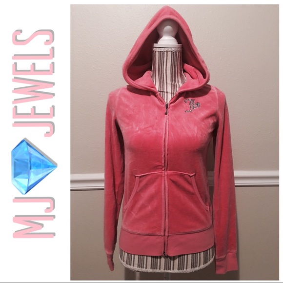 Juicy Couture Jackets & Blazers - 💕Not New💕Juicy Couture hooded sweat jacket💕