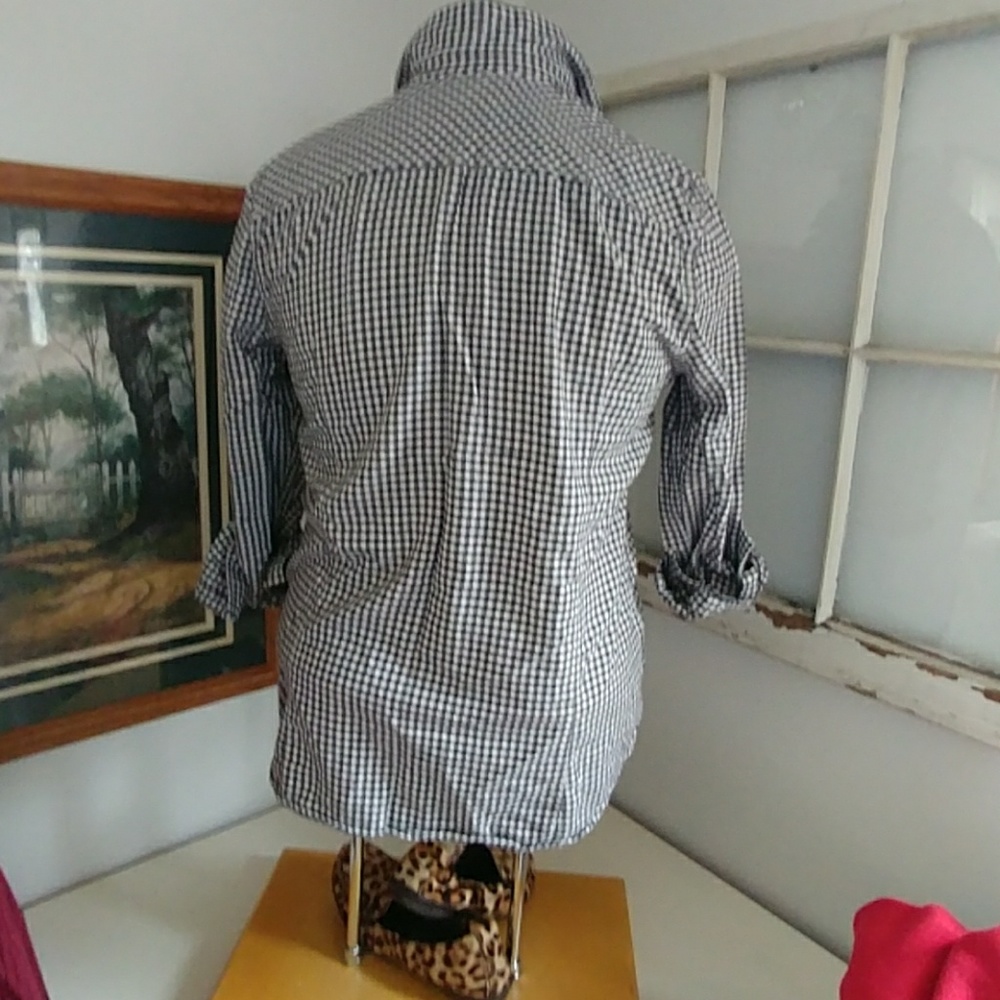 Perfect Checked Button Down Eddie Bauer - image 5