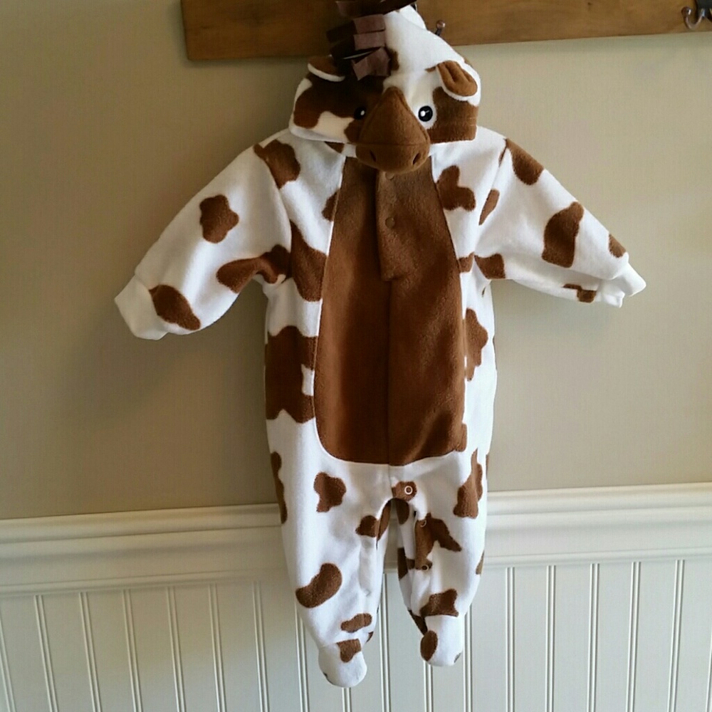 Infants giraffe Halloween costume newborn to 9 mon