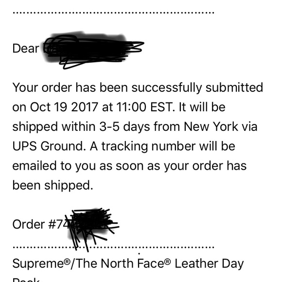 SUPREME TNF BOOK BAG LEATHER BLACK - Picture 2 of 4