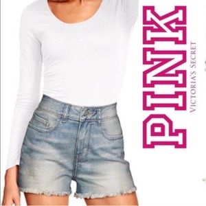 VS Pink Denim shorts NWOT