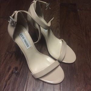 Steve Madden heels. Nude/blush, size 7