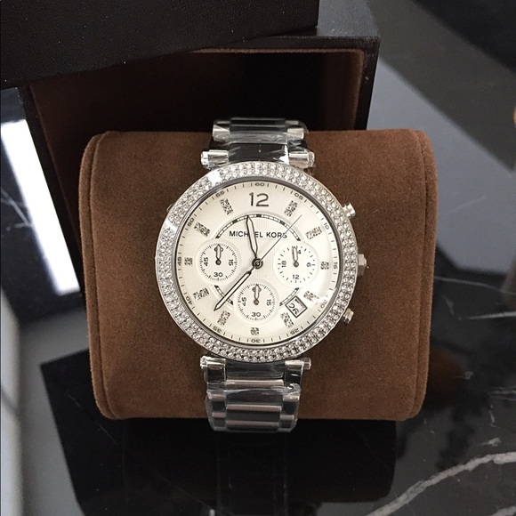 Michael Kors Silver Studded Women’s Watch **New**