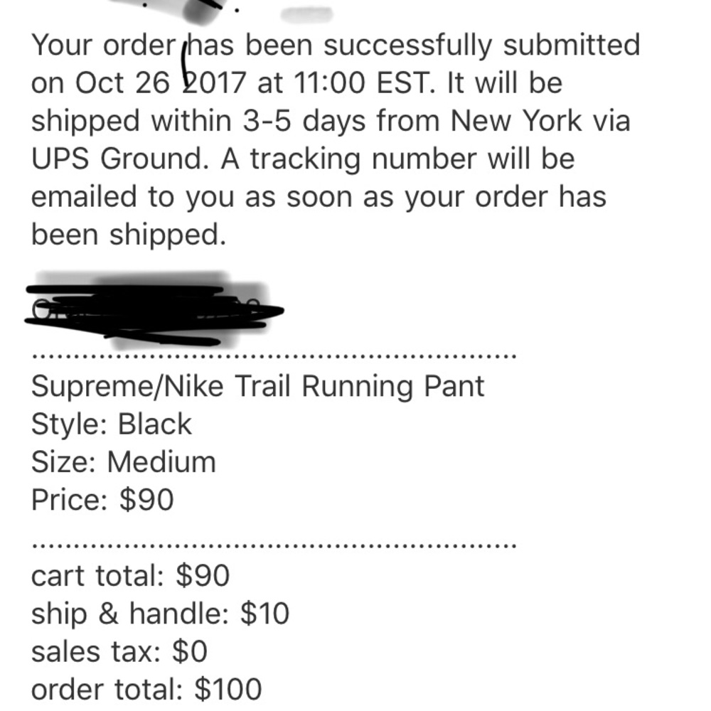 NIKE SUPREME TRAIL RUNNING PANTS - Picture 2 of 2