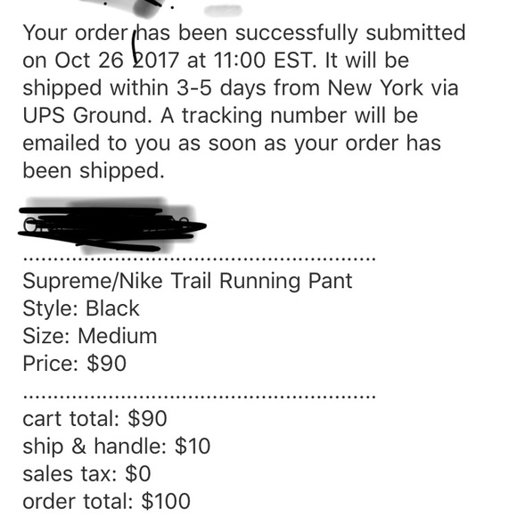 NIKE SUPREME TRAIL RUNNING PANTS - Picture 2 of 2