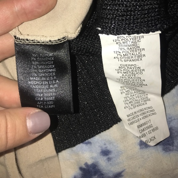 🎀Bebe🎀 Pullover tunic & tube top shirt pair - Picture 8 of 8