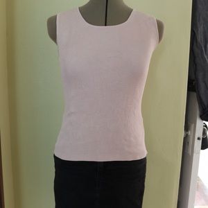 Banana Republic Baby Pink Ribbed Sweater Tank