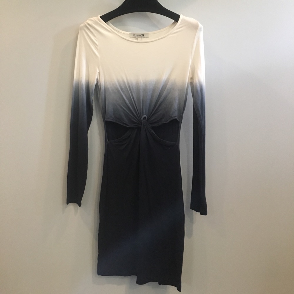 Forever 21 cutout L/S mini dress