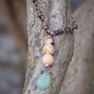 Handmade bead necklace